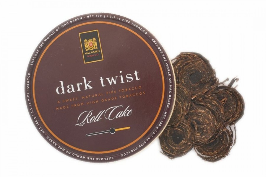 Dark Twist Roll Cake