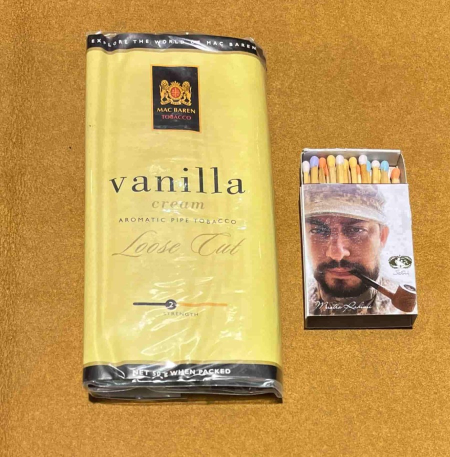 توتون وانیل کریم مک بارن Vanilla Cream aromatic pipe tobacco